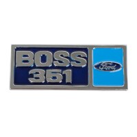 Ford Alloy Rocker Cover Badge Plaque Boss 351