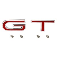 Ford Falcon "GT" Pillar Boot or Bonnet Badge  - Large Red