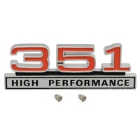 Ford Falcon XW GT 351 High Performance Fender Boot Badge
