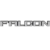 Falcon Boot & Tailgate Badge for Ford Falcon XD XE XF - Brushed Chrome