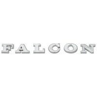 Ford Falcon XW GT Boot "Falcon" Letters Badge Kit (Inc Adhesive)