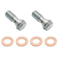Brake Banjo Bolt Kit 10 x 1.00 (Zinc) With Washers for Holden Late UC WB VB-VF