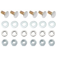Ford Falcon XR XY/Fairlane ZA ZD Bumper Bar Bolt Kit - No Overriders