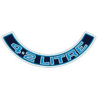 Air Cleaner Decal for Holden WB VC VH Blue4 .2 Litre