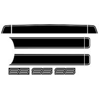10pc Body Stripe Decal Kit for Holden HQ SS