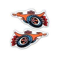 Ford Falcon XY GT Large Super Roo Fender Decal (Pair)