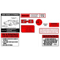 Ford Falcon XD/Fairlane ZJ 5.8 V8 Decal Kit