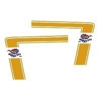Ford Falcon XW Falcon GT Sedan Decal Stripe Kit - Gold