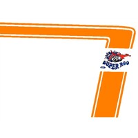 Ford Falcon XW Falcon GT Sedan Decal Stripe Kit - Orange Reflective