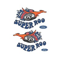 Ford Falcon XW GT Large Super Roo Fender Decal (Pair)