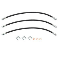 Front & Rear Brake Hose Kit for Holden 48 FJ FE FC Both Sides