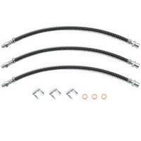 Front & Rear Brake Hose Kit (Both Sides) w/ Spring for Holden 48 FJ FE FC