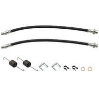 Front Brake Hose Kit for Holden EH Ute Van HD HR HK HT HG LC LJ Drum Brake