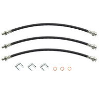 Front & Rear Brake Hose Kit for Holden EJ EH Drum Brakes Except EH Ute Van