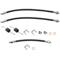 Front & Rear Brake Hose Kit for Holden HK HT HG Drum Brakes