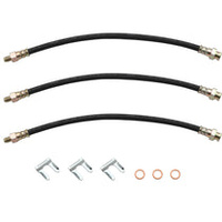 Front & Rear Brake Hose Kit for Ford Falcon XK XL XM XP Drum Brakes
