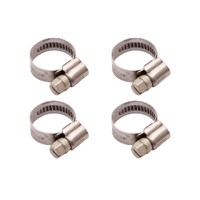 Hose Clamp Kit Worm Drive (W:9 D:12 - 20mm) Set of 4