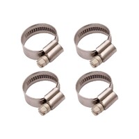 Hose Clamp Kit Worm Drive (W:12 D:16 - 27mm) Set of 4