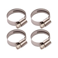 Hose Clamp Kit Worm Drive (W:12 D:23 - 35mm) Set of 4