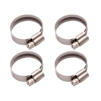 Hose Clamp Kit Worm Drive (W:12 D:25 - 40mm) Set of 4