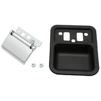 Ford Falcon XT XW XY/ZB ZC ZD Inner Door Handle Kit - Right w/ Black Bucket