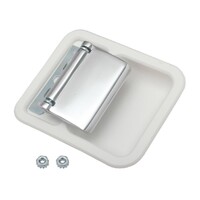 Ford Falcon XT XW XY/ZB ZC ZD Inner Door Handle Kit - Right w/ White Bucket