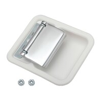 Ford Falcon XT XW XY/ZB ZC ZD Inner Door Handle Kit - Left w/ White Bucket