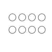8pc Dash Knob Chrome Ring Kit for Holden HK HT HG