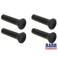 Door Lock Knob Kit for Holden HK HT HG HQ HJ HX HZ WB LC LJ LH LX UC - Black, Set of 4, With Ferrules