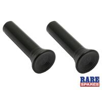 Door Lock Knob Kit for Holden HK HT HG HQ HJ HX HZ WB LC LJ LH LX UC - Black, Pair, With Ferrules