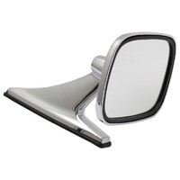 Universal Square Chrome Door Mirror - Left or Right