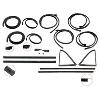 Ford Falcon XB/Fairlane ZG Sedan Door Rubber Kit - Rear (With Pinchweld)