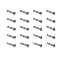 Stainless Steel Scuff Plate Screw Kit (20 Piece)