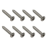 Ford XA XB XC Coupe 8 piece Stainless Steel Scuff Plate Screw Kit