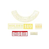 Engine Bay Decal Kit for Holden HD 149