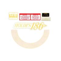 Engine Bay Decal Kit for Holden HR 186