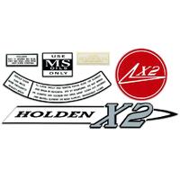 Engine Bay Decal Kit for Holden HD X2