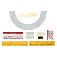 Decal Kit for Holden HK HT HG 186