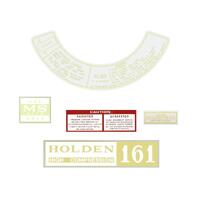 Engine Decal Kit for Holden HR HK HT HG 161