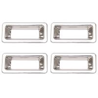Lock Slide Surround Escutcheon Kit for Holden Commodore VB VC VH VK VL - Chrome