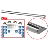 Ford Falcon XW XY GT Sill Moulding Kit (Left, Right & Clips)
