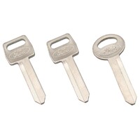 Ford XR XT XW XY XA XB XC XD XE XF/ZA-ZL "Ford" Key Blank Kit (2 Square 1 Oval)