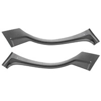 Ford Falcon XW XY Dog Leg Rear Wheel Arch Trim Set - Black