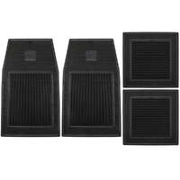 4pc Rubber "Motorcraft" Mat Set