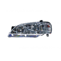 Clear Chrome Headlights for Ford Falcon BA BF MK1 XT - Left
