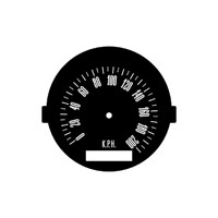 Ford Falcon XW XY Conversion 120 Mph To 200 Kph Speedo Decal