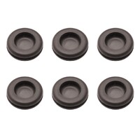 Universal Grommet Kit Blind Centre Flange (20.6mm OD/17.5mm ID)