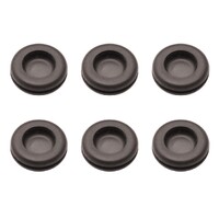 Universal Grommet Kit Blind Centre Flange (20.6mm OD/17.5mm ID)