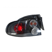 Black Tail Lights w/ Globes Complete Kit Paur for Holden Commodore VT VX Altezza