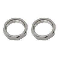 Chrome Wiper Pivot Nuts (Pair) for Holden 48 FJ FE FC FB EK